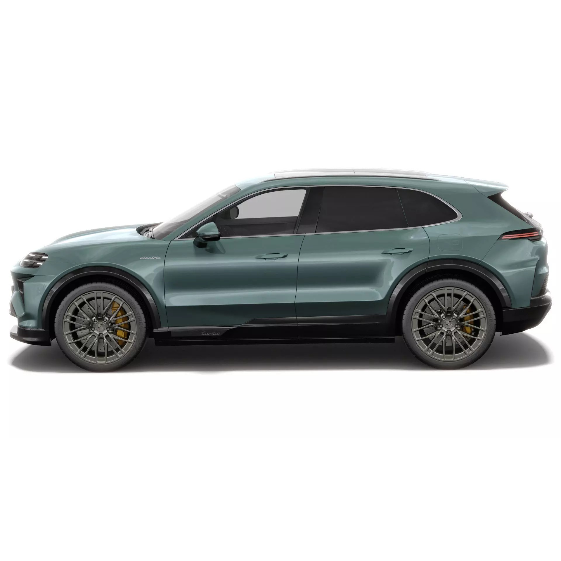Porsche Cayenne Turbo Electric 2027 - Game-Ready 3D Model - View 5