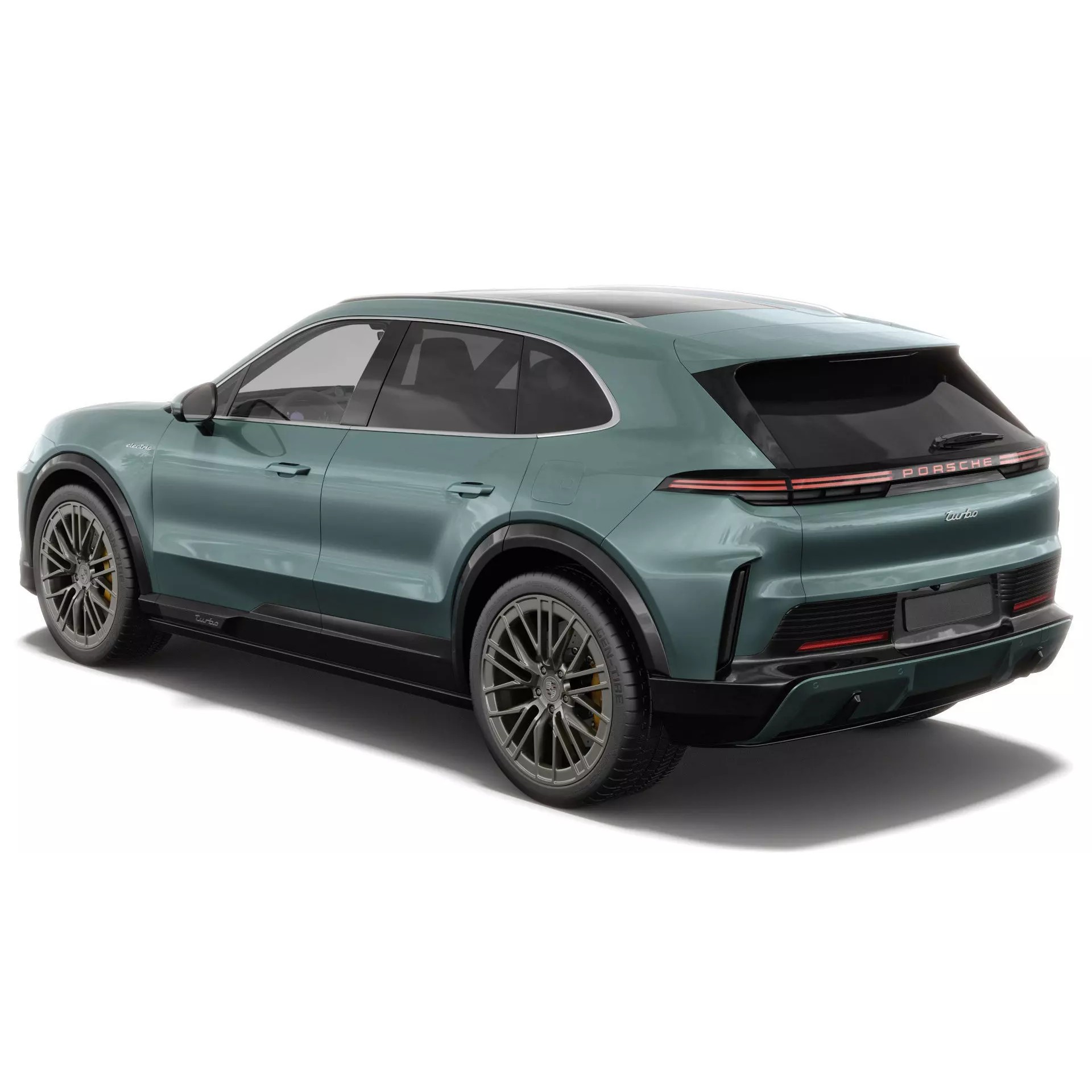 Porsche Cayenne Turbo Electric 2027 - Game-Ready 3D Model - View 6