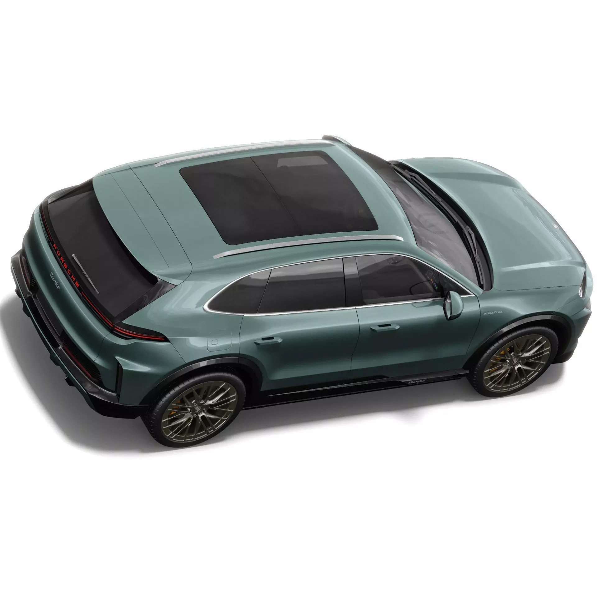 Porsche Cayenne Turbo Electric 2027 - Game-Ready 3D Model - View 8