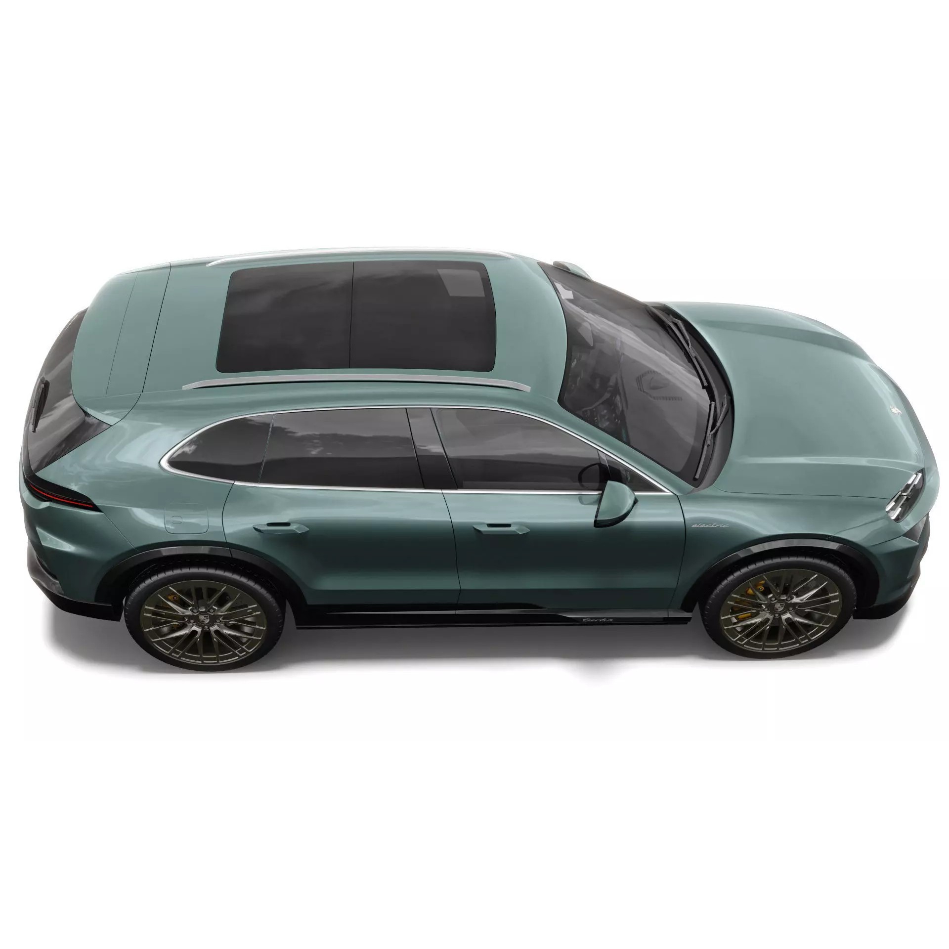 Porsche Cayenne Turbo Electric 2027 - Game-Ready 3D Model - View 9