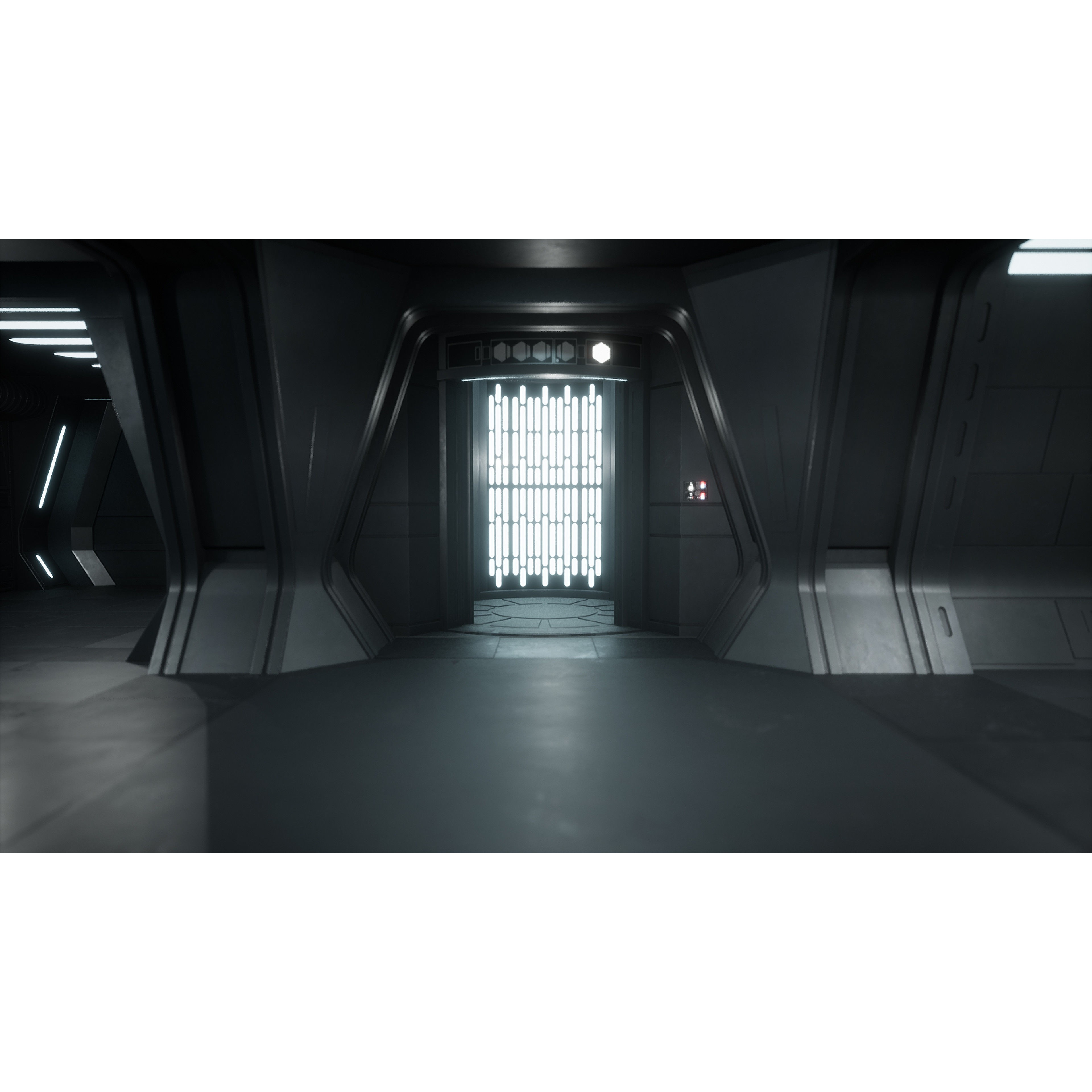 Light Cruiser Corridor - Low-Poly Game-Ready 3D Model - View 12