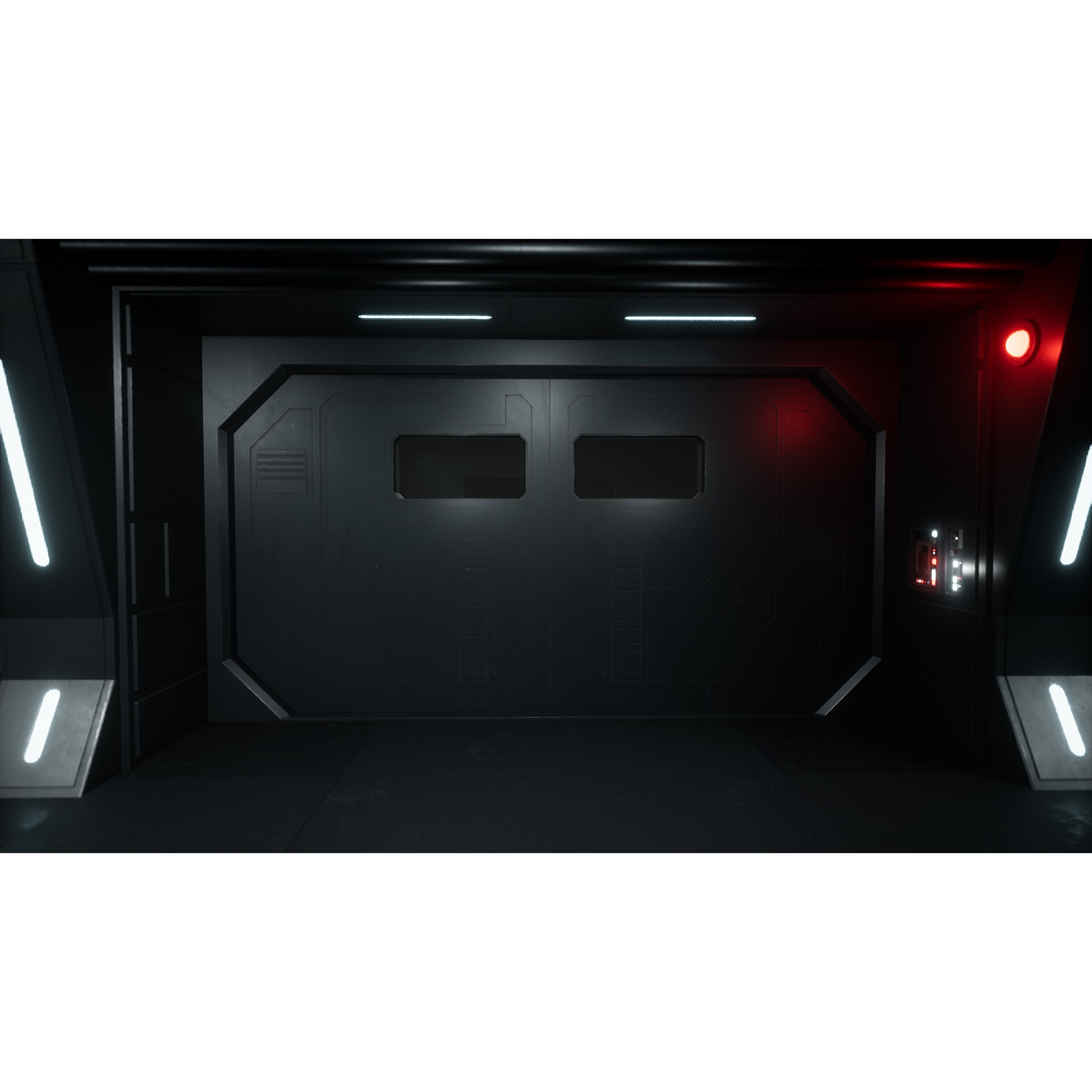 Light Cruiser Corridor - Low-Poly Game-Ready 3D Model - View 15