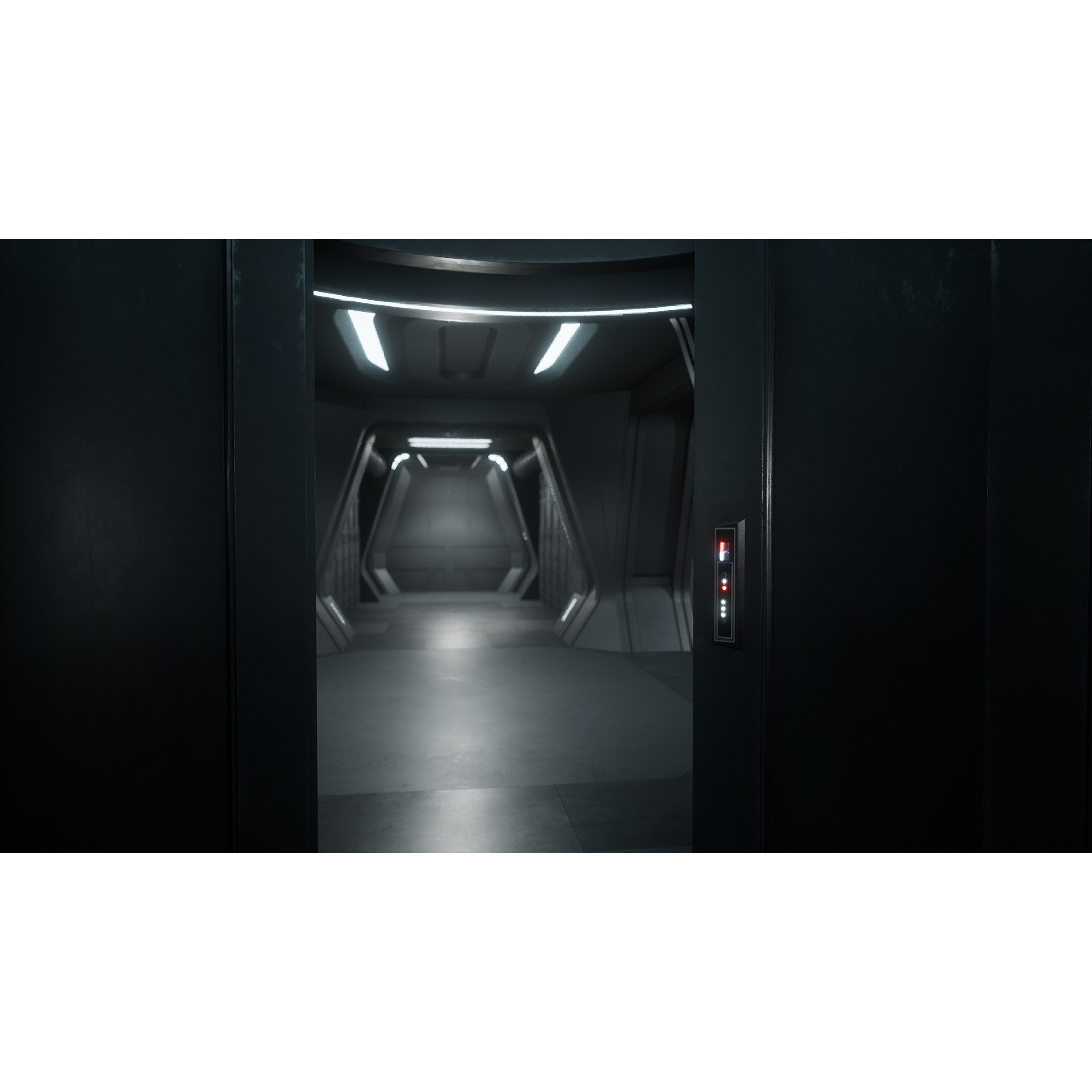 Light Cruiser Corridor - Low-Poly Game-Ready 3D Model - View 7