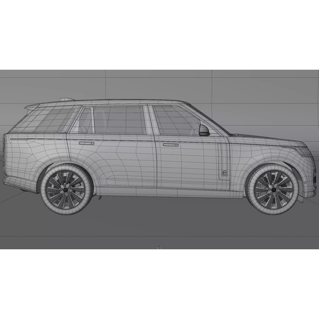Land Rover Range Rover SV LWB 3D Model – High Poly & Low Poly Formats - View 13