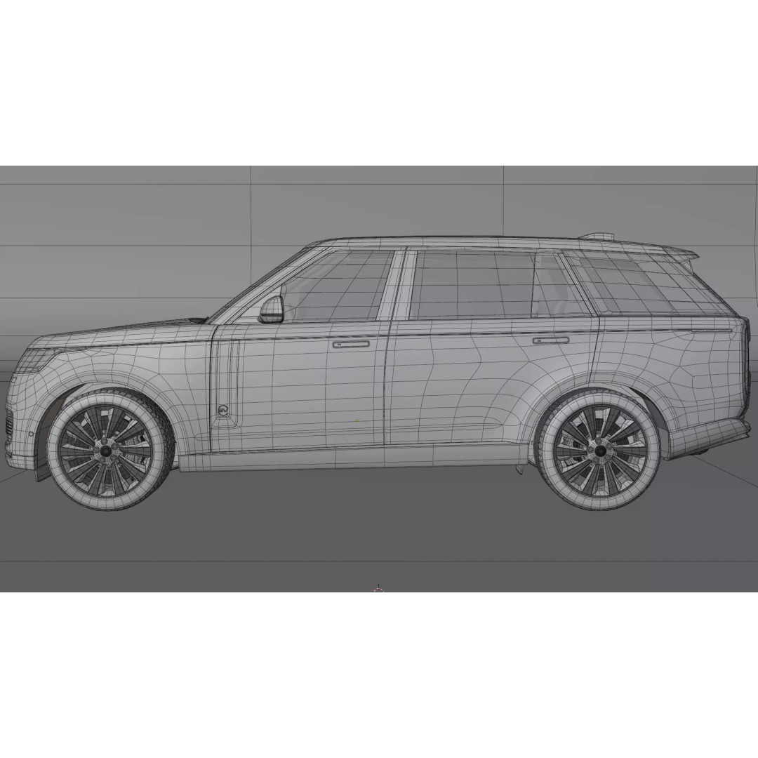 Land Rover Range Rover SV LWB 3D Model – High Poly & Low Poly Formats - View 14