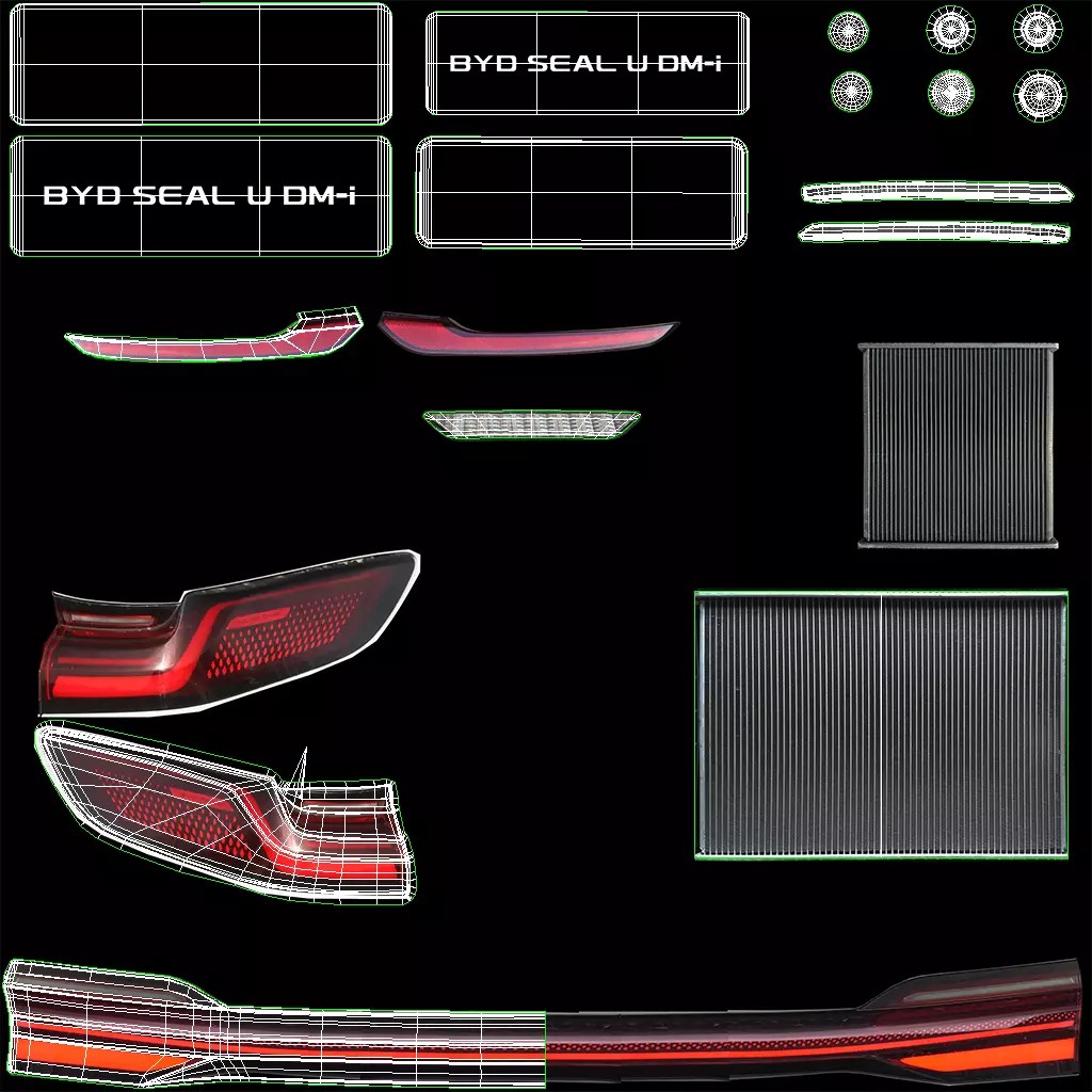 2026 BYD SEAL U 3D Model – High Poly SUV, FBX, Blender, Game Ready