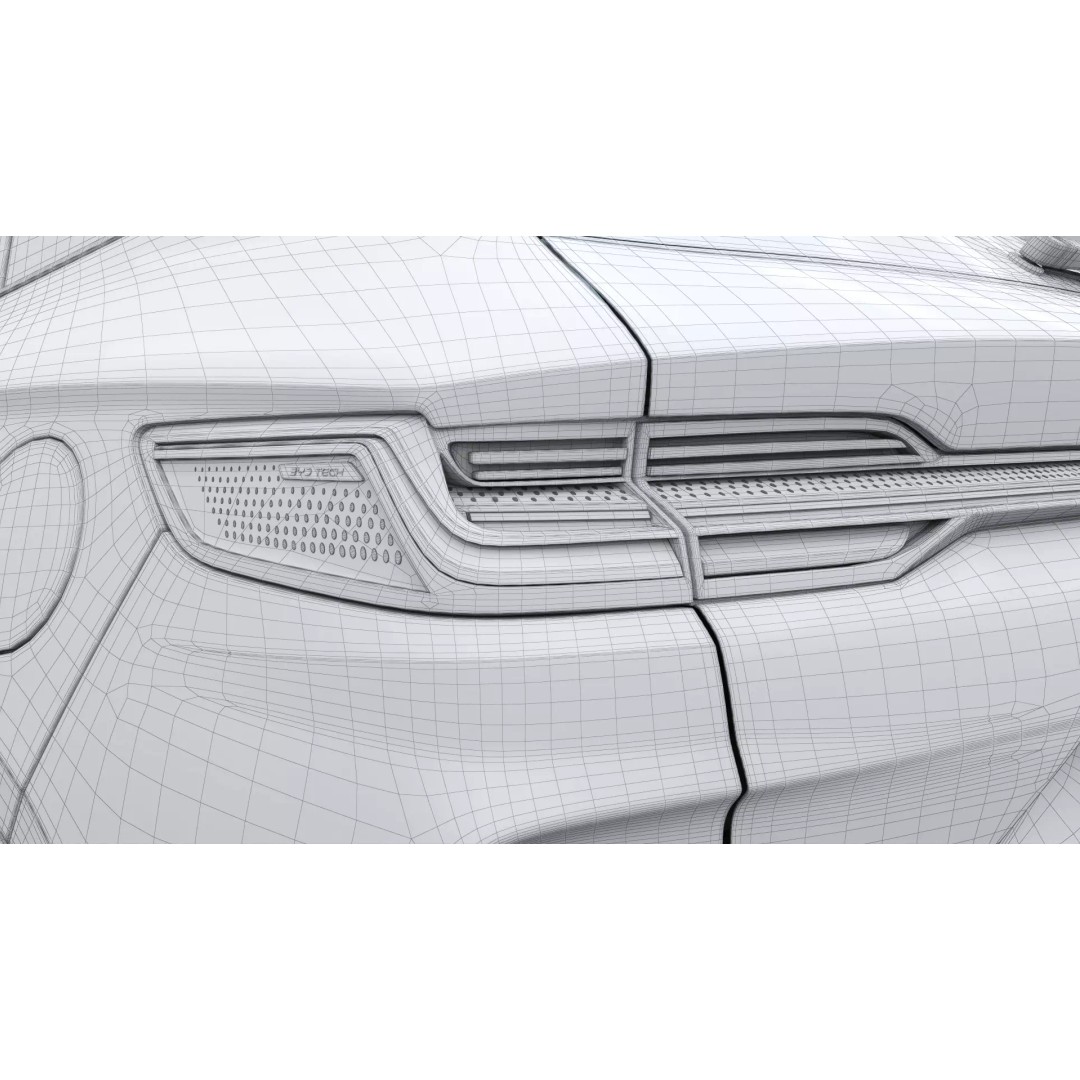 2026 BYD SEAL U 3D Model – High Poly SUV, FBX, Blender, Game Ready - View 24