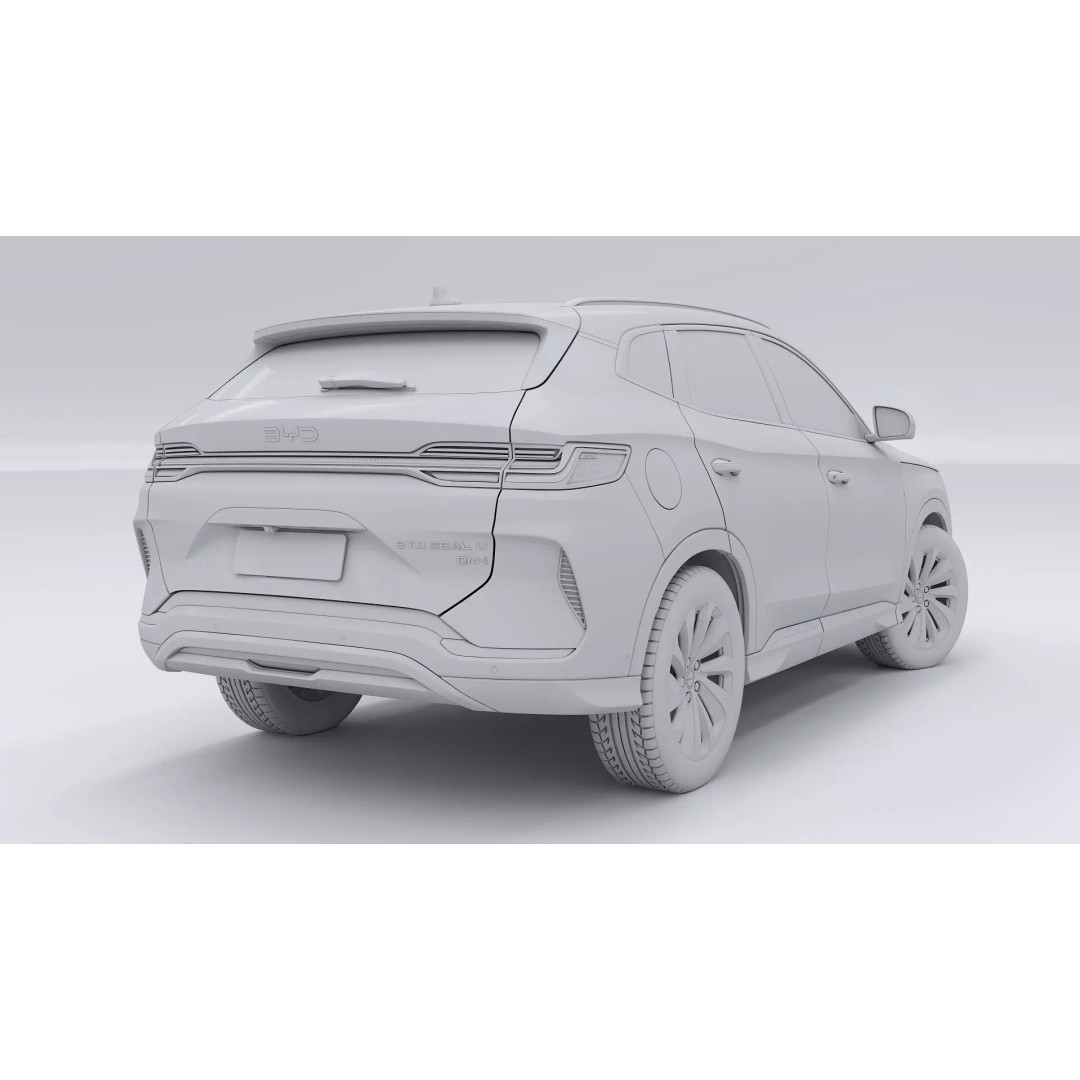 2026 BYD SEAL U 3D Model – High Poly SUV, FBX, Blender, Game Ready - View 27