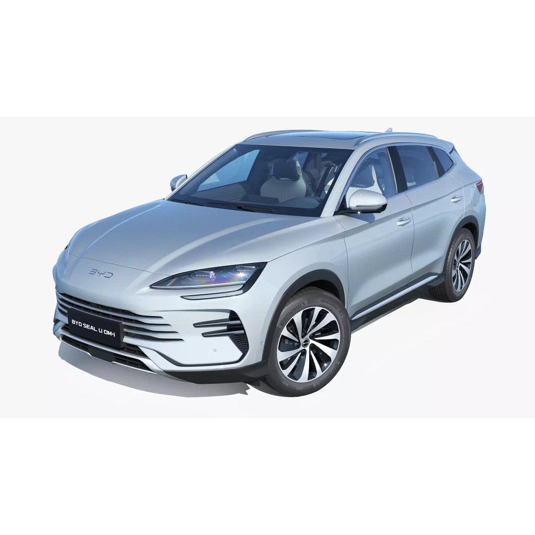 2026 BYD SEAL U 3D Model – High Poly SUV, FBX, Blender, Game Ready - View 4
