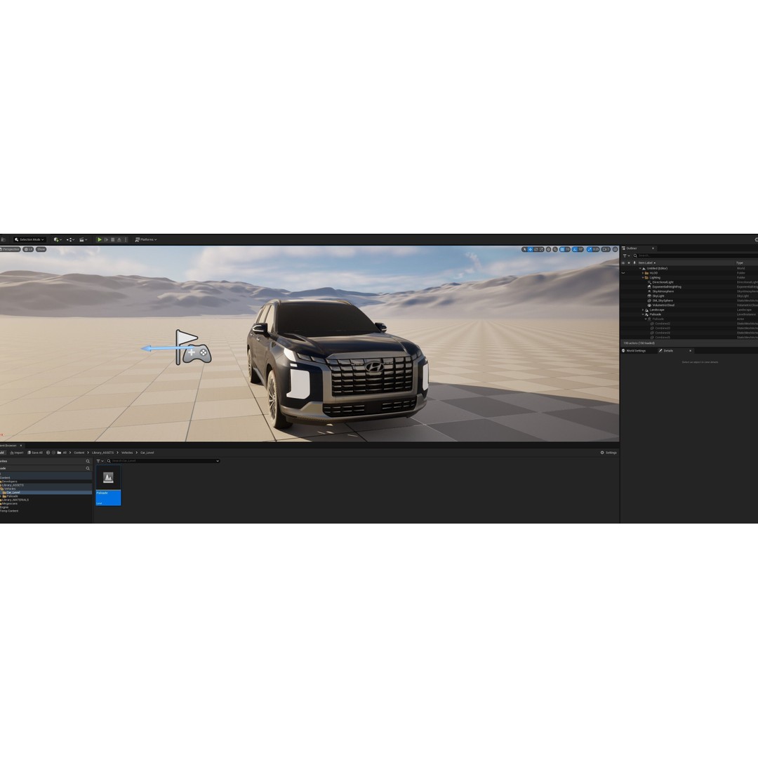 Hyundai Palisade 2024 3D Model – Photoreal SUV, Game-Ready Formats - View 11