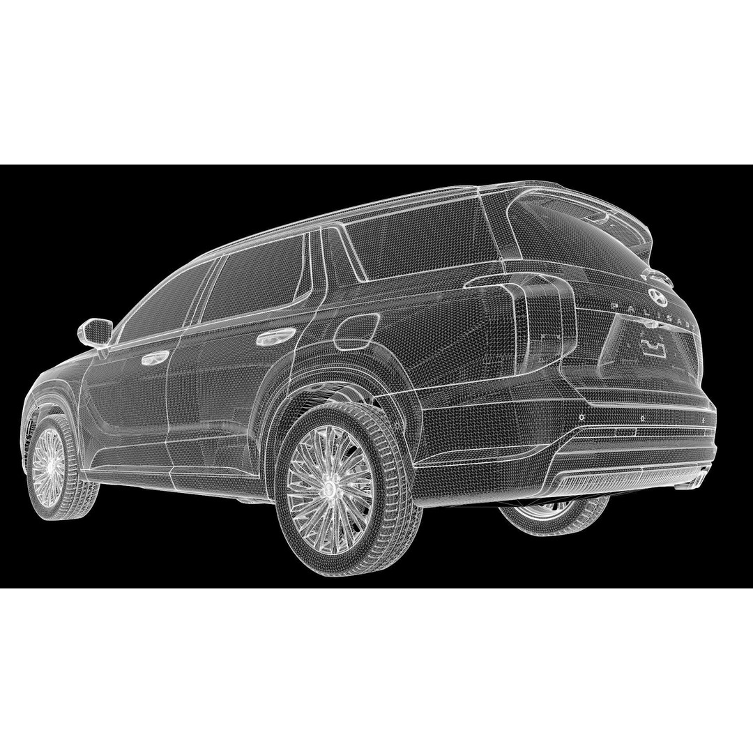 Hyundai Palisade 2024 3D Model – Photoreal SUV, Game-Ready Formats - View 22