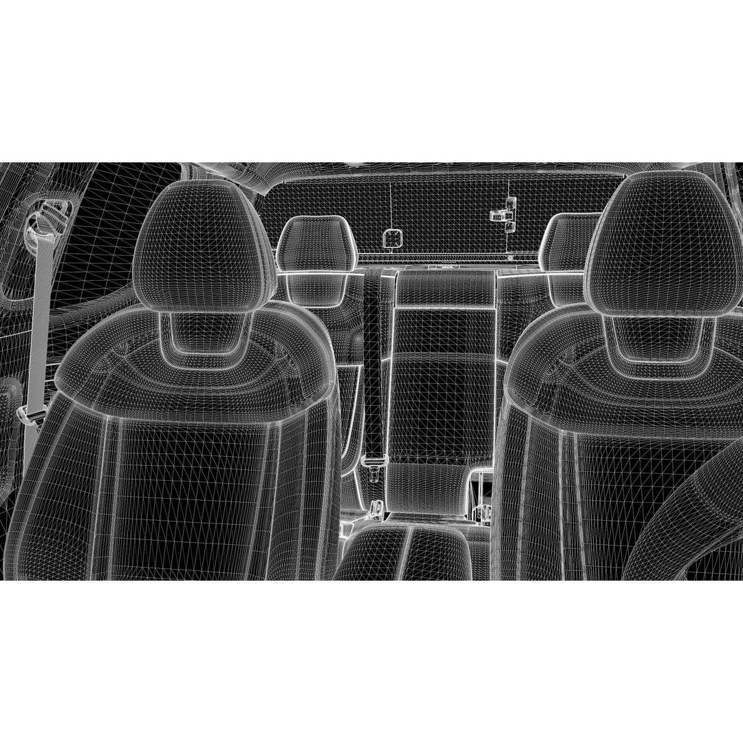 Hyundai Santa Cruz 2024 3D Model – High-Res Game Ready Asset, FBX, OBJ - View 26