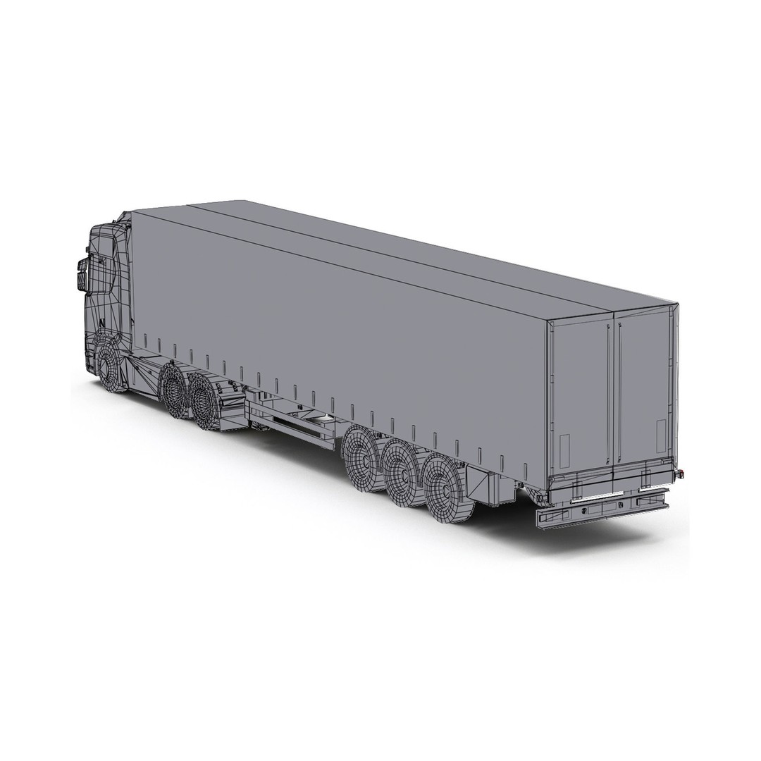 Truck 3D Model – Low Poly Game Asset with High Quality Textures