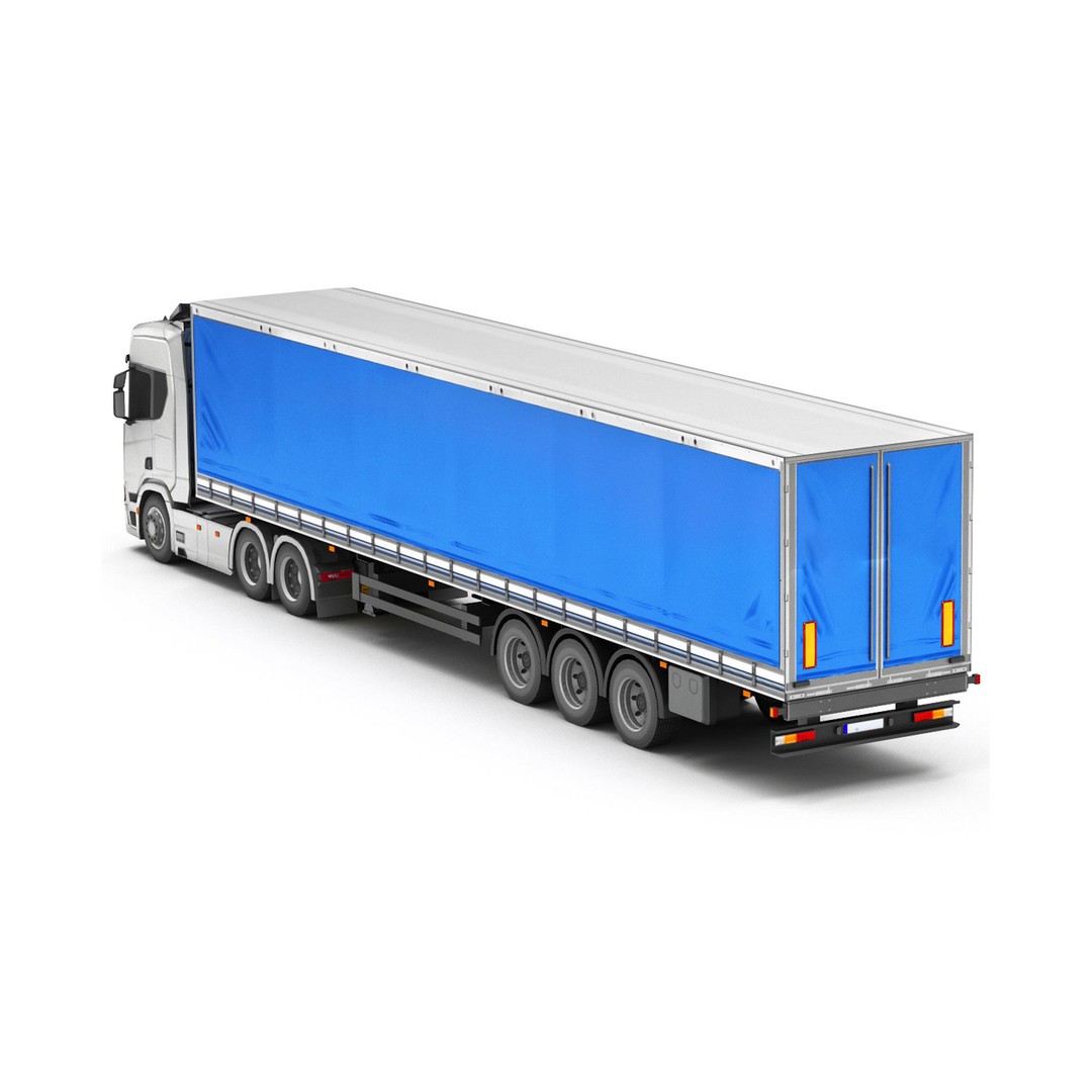 Truck 3D Model – Low Poly Game Asset with High Quality Textures - View 3