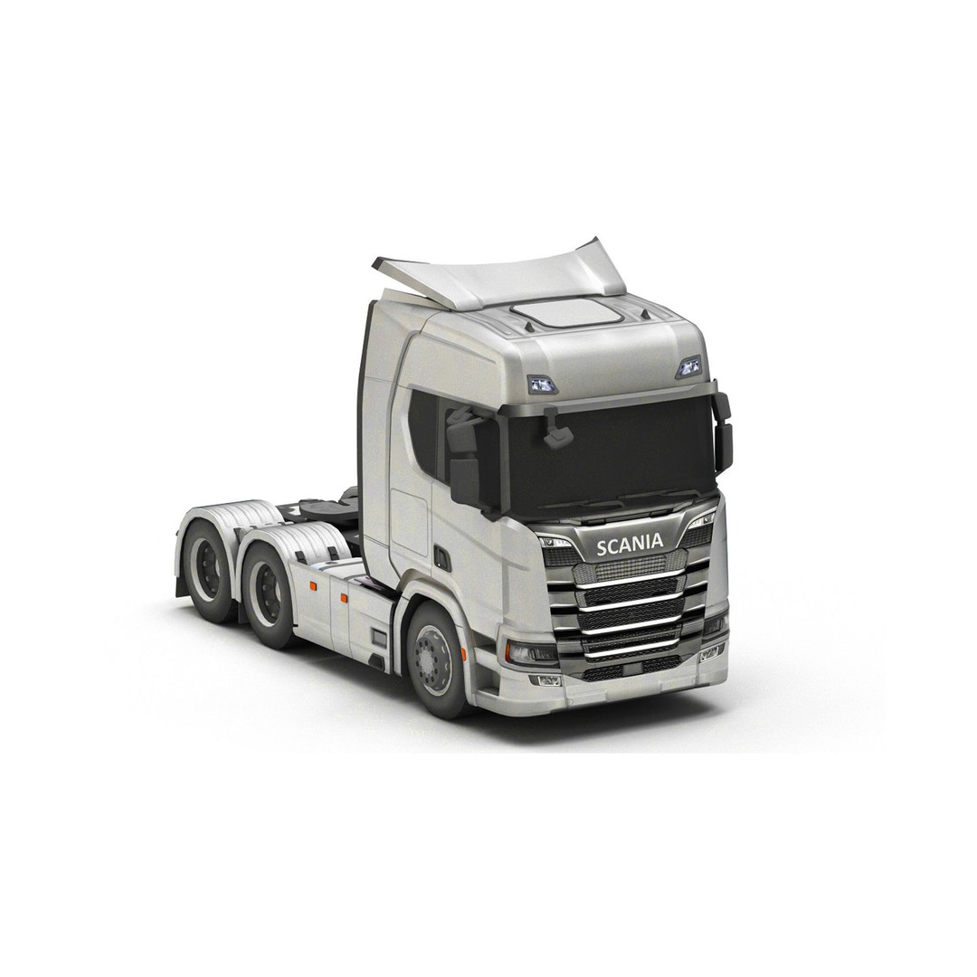 Truck 3D Model – Low Poly Game Asset with High Quality Textures - View 5