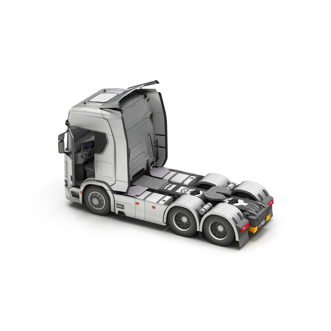 Truck 3D Model – Low Poly Game Asset with High Quality Textures - View 7