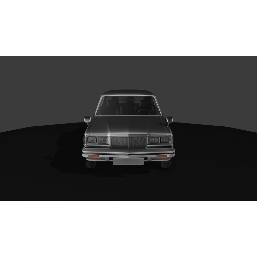 Toyota Crown 1979 3D Model – High Poly Rigged Vehicle, FBX & Blender - View 9