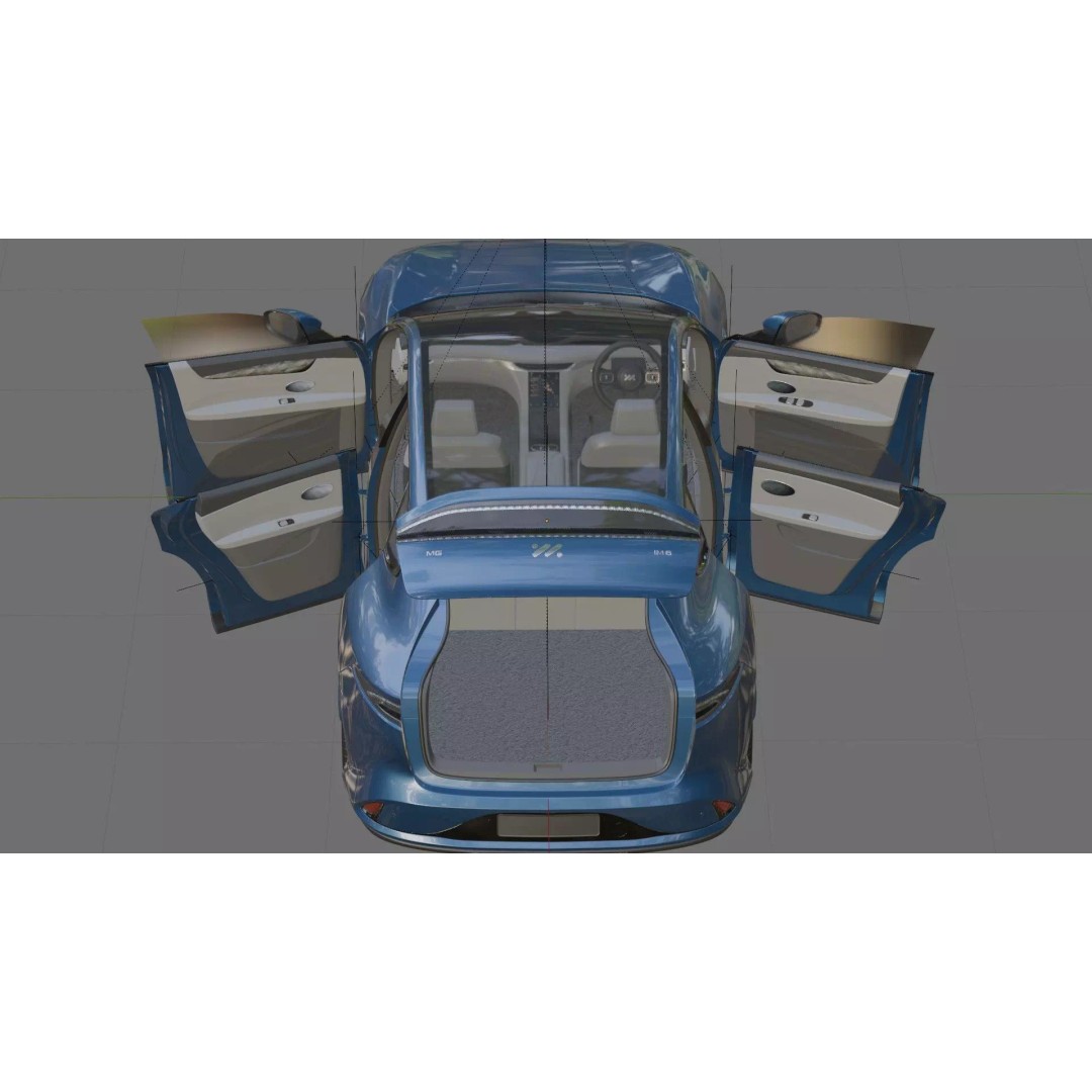 MG IM6 SUV 2026 3D Model – High Poly Realistic Vehicle with Interior - View 31