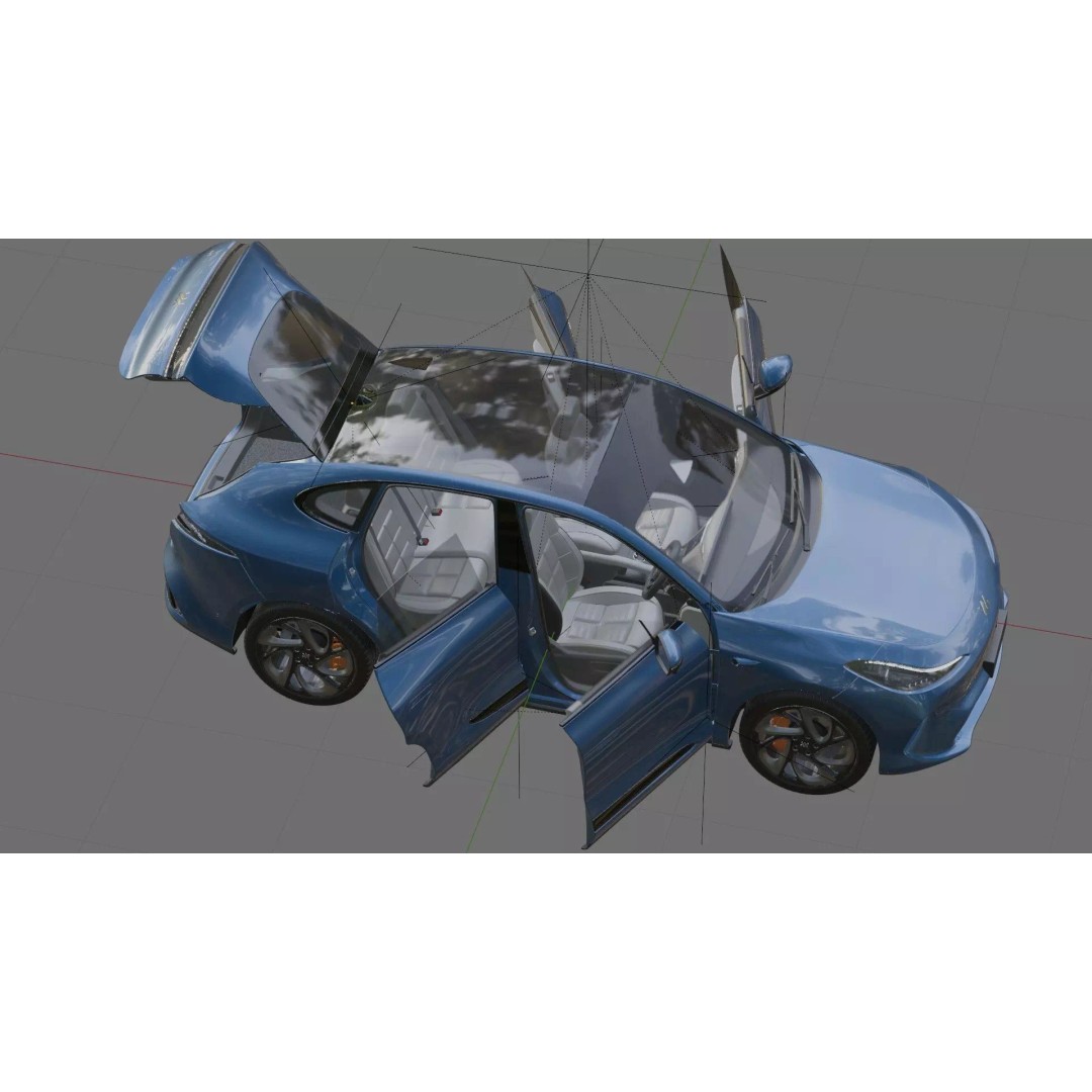 MG IM6 SUV 2026 3D Model – High Poly Realistic Vehicle with Interior - View 32