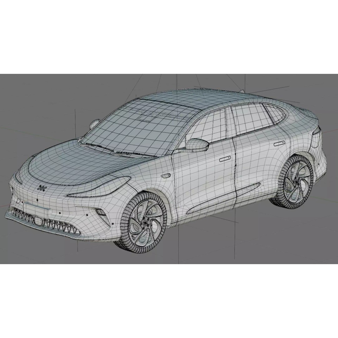 MG IM6 SUV 2026 3D Model – High Poly Realistic Vehicle with Interior - View 33