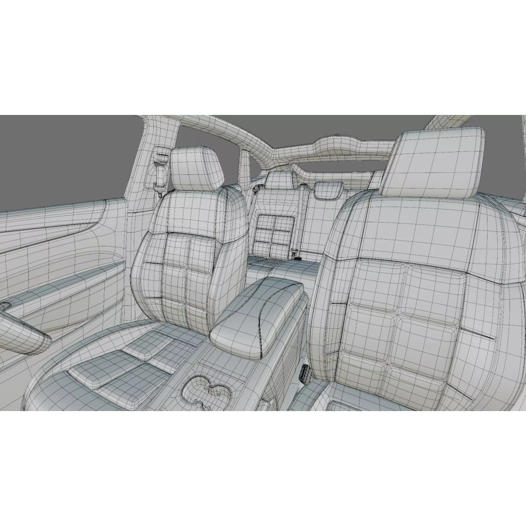 MG IM6 SUV 2026 3D Model – High Poly Realistic Vehicle with Interior - View 38