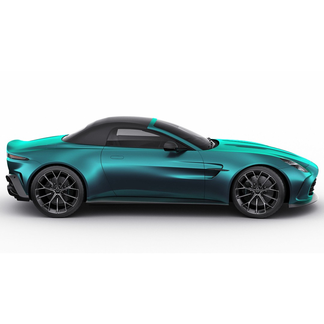 Aston Martin Vantage Roadster 2025 3D Model – High Poly Sport Car, FBX, OBJ, Blender - View 10