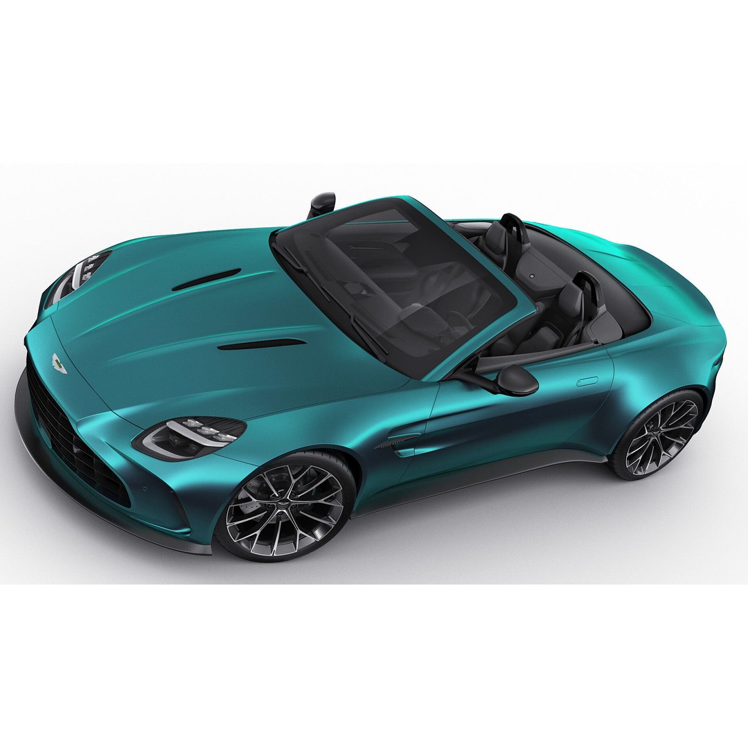 Aston Martin Vantage Roadster 2025 3D Model – High Poly Sport Car, FBX, OBJ, Blender - View 13
