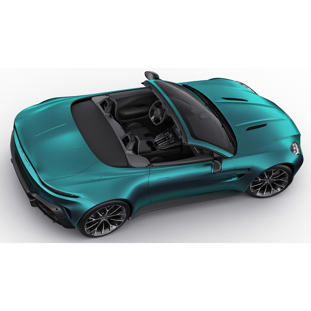 Aston Martin Vantage Roadster 2025 3D Model – High Poly Sport Car, FBX, OBJ, Blender - View 14