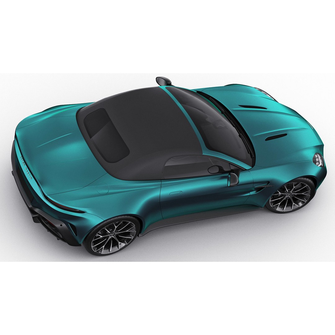 Aston Martin Vantage Roadster 2025 3D Model – High Poly Sport Car, FBX, OBJ, Blender - View 15
