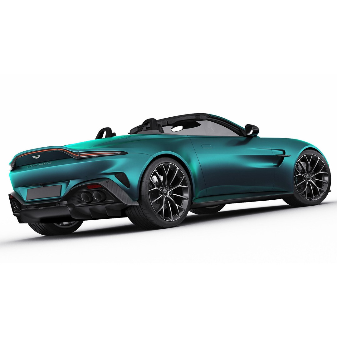 Aston Martin Vantage Roadster 2025 3D Model – High Poly Sport Car, FBX, OBJ, Blender - View 17
