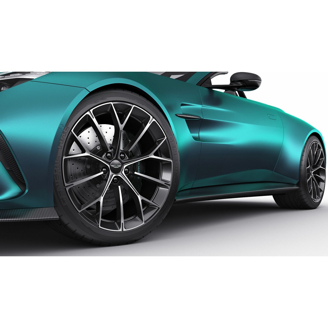 Aston Martin Vantage Roadster 2025 3D Model – High Poly Sport Car, FBX, OBJ, Blender - View 18