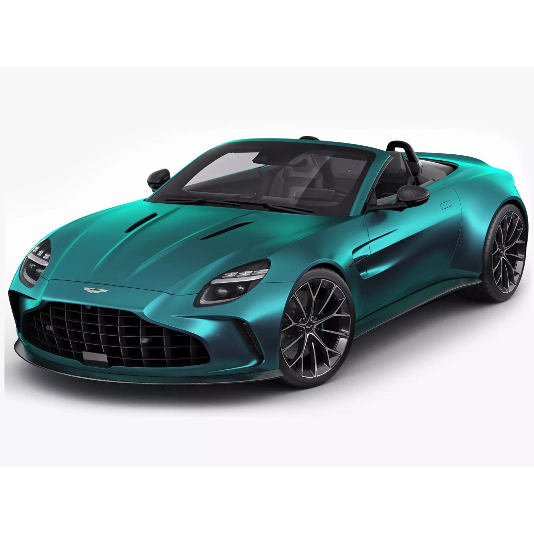 Aston Martin Vantage Roadster 2025 3D Model – High Poly Sport Car, FBX, OBJ, Blender - View 2