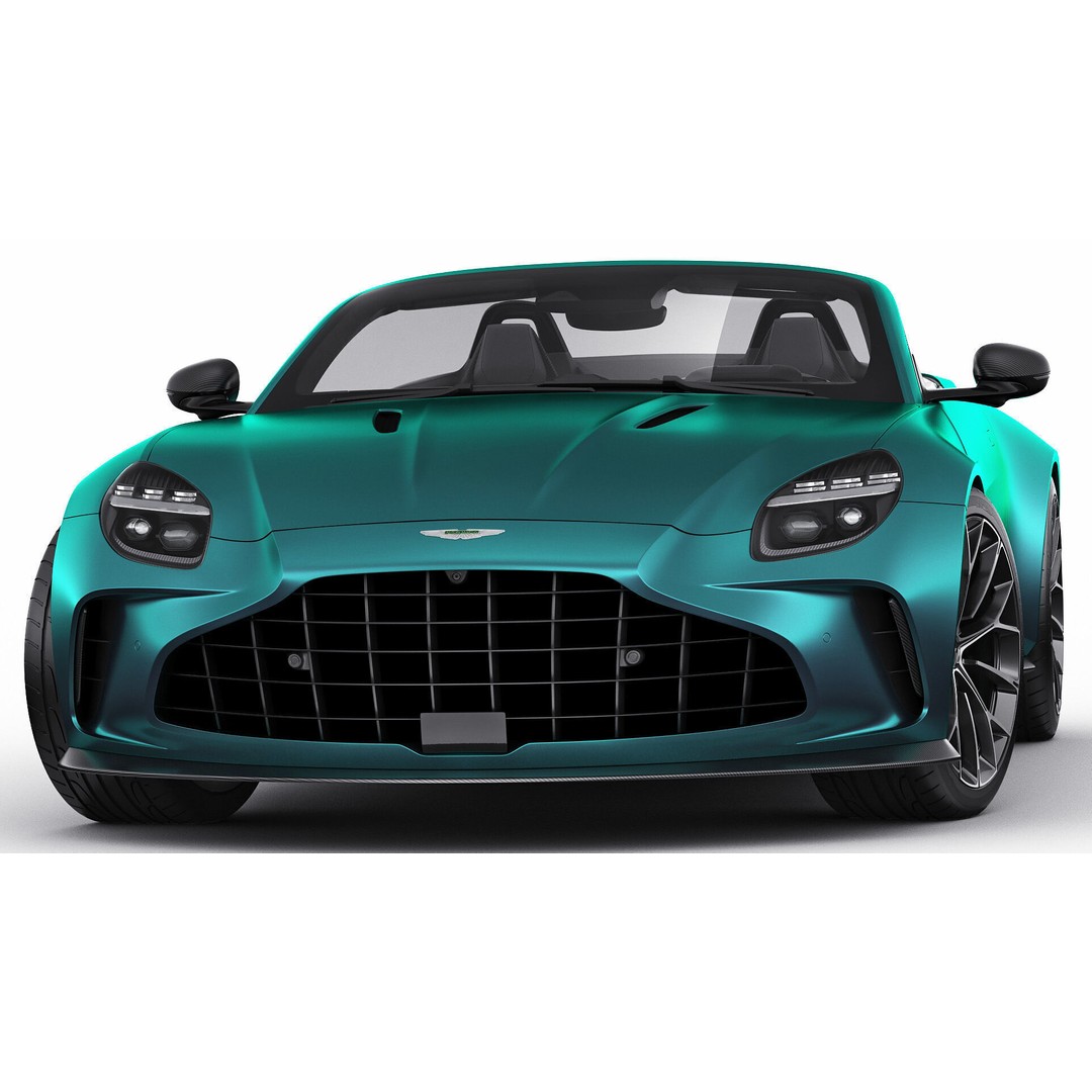 Aston Martin Vantage Roadster 2025 3D Model – High Poly Sport Car, FBX, OBJ, Blender - View 20