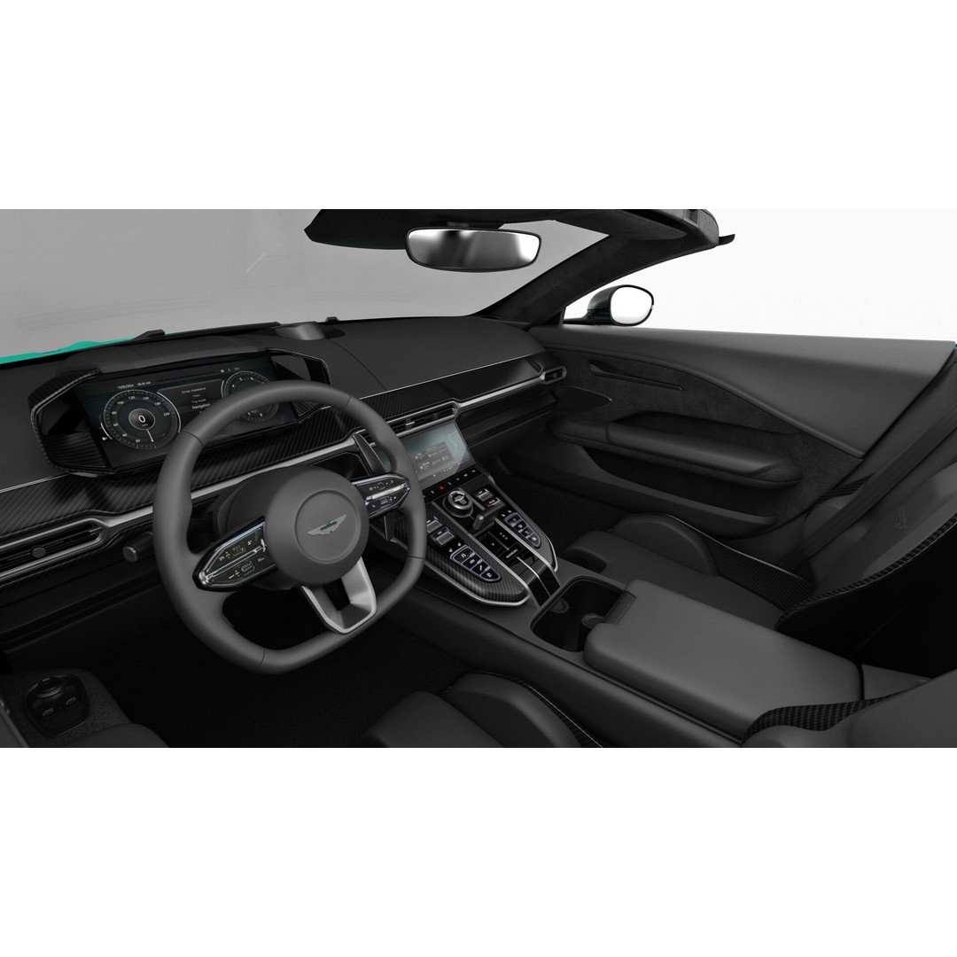 Aston Martin Vantage Roadster 2025 3D Model – High Poly Sport Car, FBX, OBJ, Blender - View 24