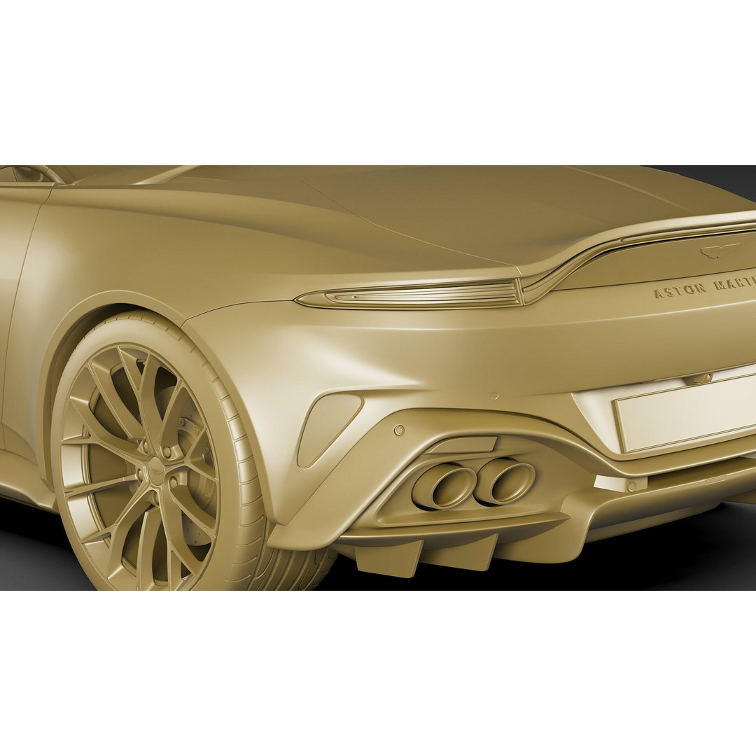 Aston Martin Vantage Roadster 2025 3D Model – High Poly Sport Car, FBX, OBJ, Blender - View 32