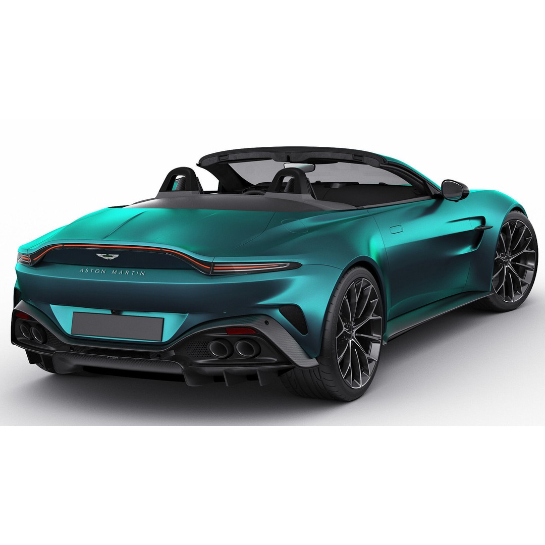 Aston Martin Vantage Roadster 2025 3D Model – High Poly Sport Car, FBX, OBJ, Blender - View 5