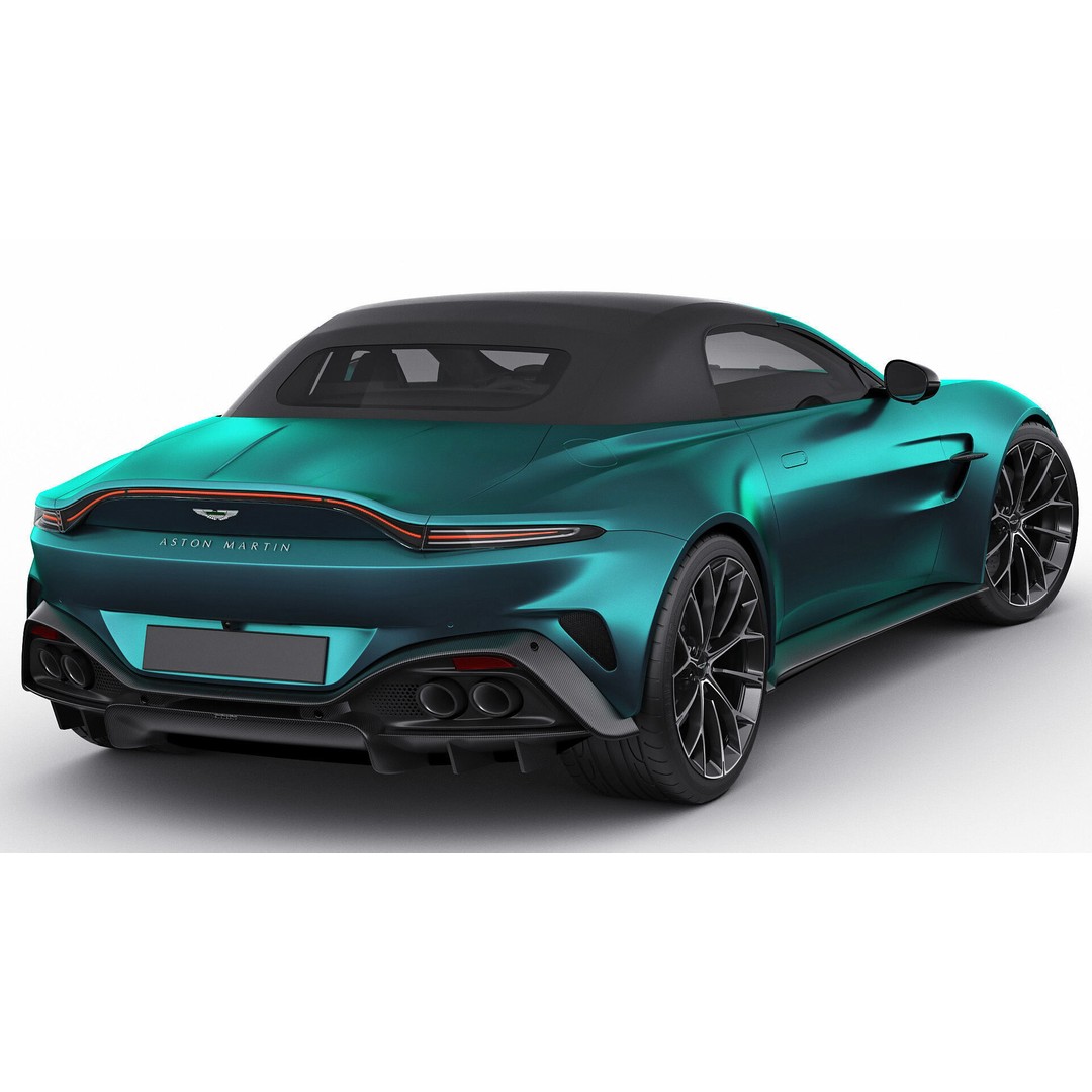 Aston Martin Vantage Roadster 2025 3D Model – High Poly Sport Car, FBX, OBJ, Blender - View 6