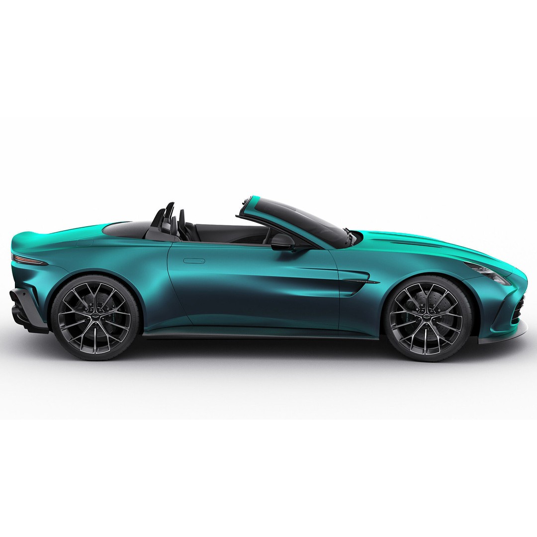 Aston Martin Vantage Roadster 2025 3D Model – High Poly Sport Car, FBX, OBJ, Blender - View 9