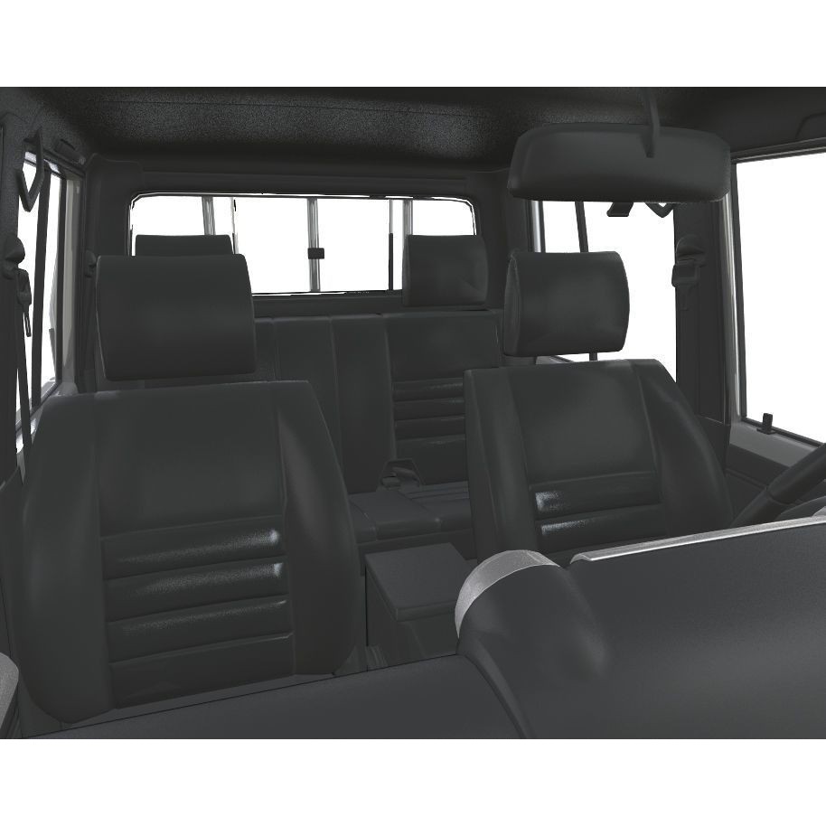Toyota Land Cruiser Serie 79 Double Cab 3D Model – Game Ready, PBR Textures - View 10