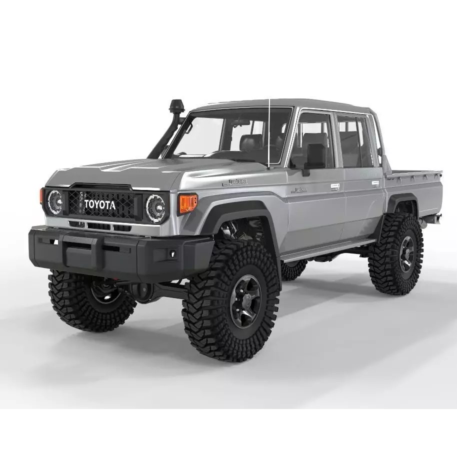 Toyota Land Cruiser Serie 79 Double Cab 3D Model – Game Ready, PBR Textures - View 2
