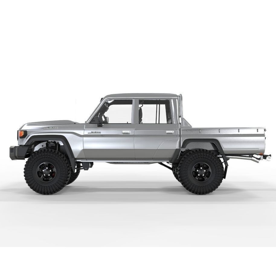 Toyota Land Cruiser Serie 79 Double Cab 3D Model – Game Ready, PBR Textures - View 3