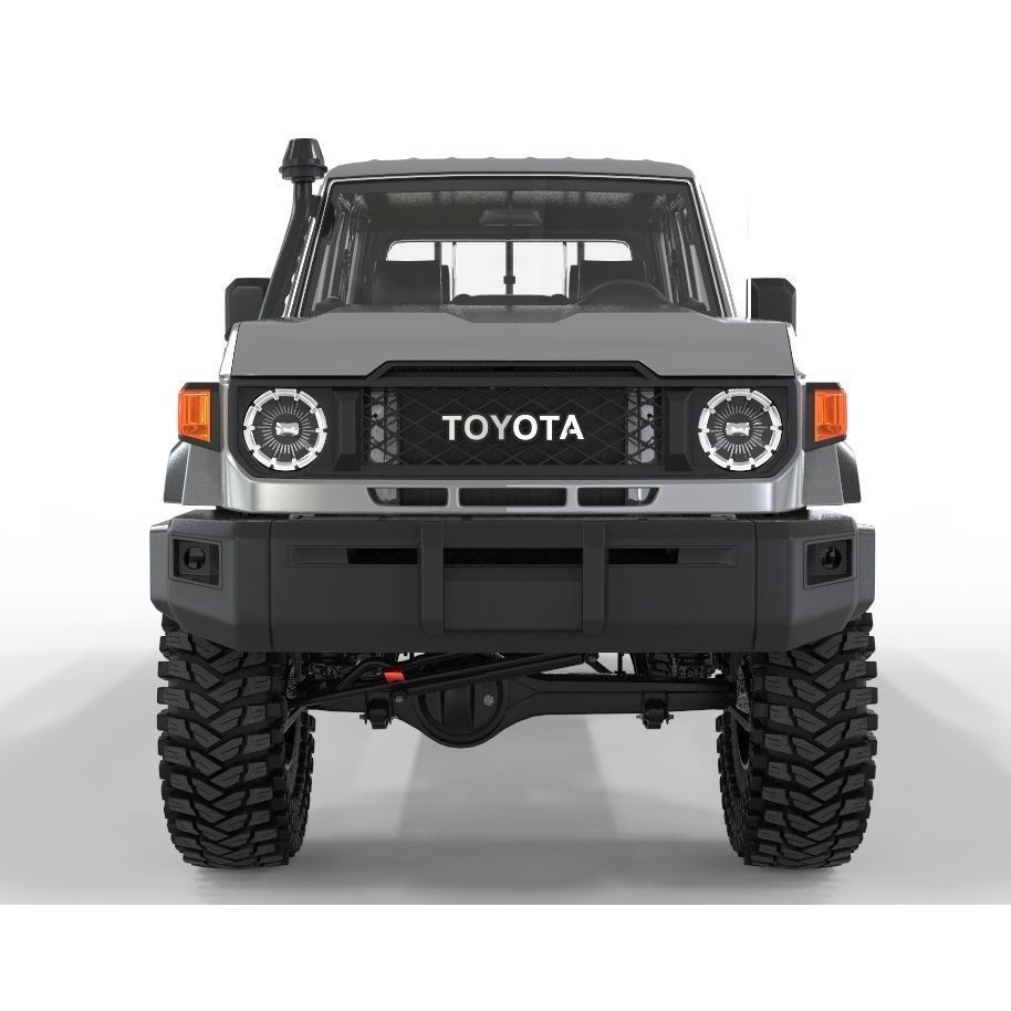 Toyota Land Cruiser Serie 79 Double Cab 3D Model – Game Ready, PBR Textures - View 5