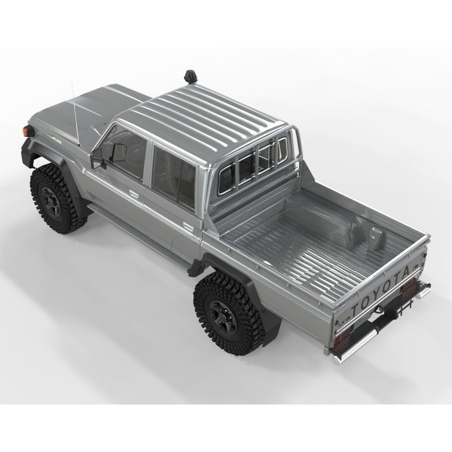 Toyota Land Cruiser Serie 79 Double Cab 3D Model – Game Ready, PBR Textures - View 7