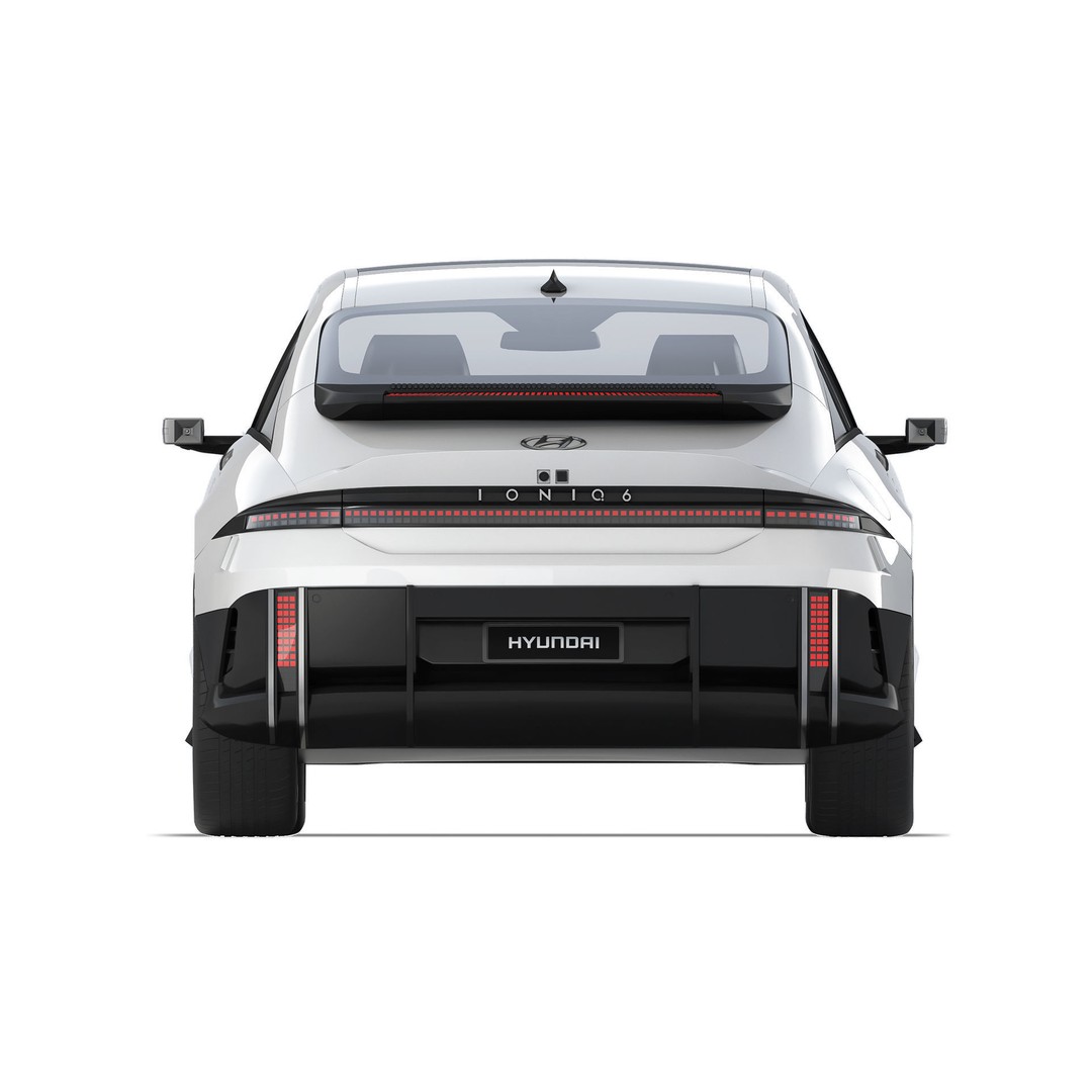 Hyundai Ioniq 6 3D Model – Luxury Electric Sedan, FBX - View 6