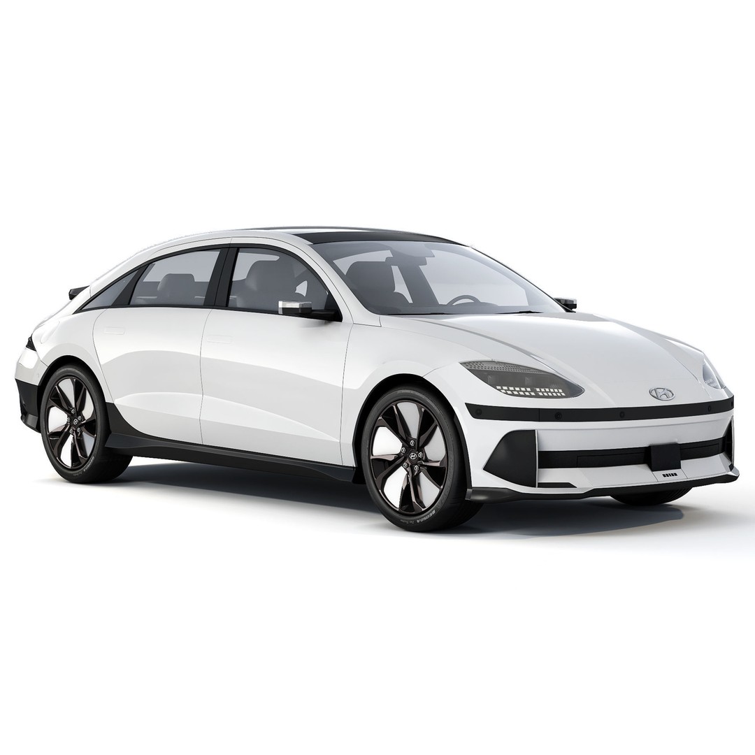 Hyundai Ioniq 6 3D Model – Luxury Electric Sedan, FBX - View 8