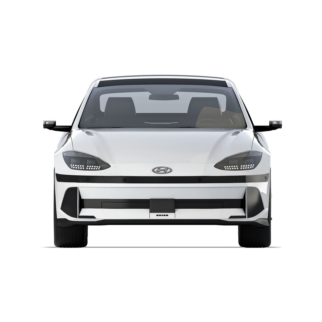Hyundai Ioniq 6 3D Model – Luxury Electric Sedan, FBX - View 9