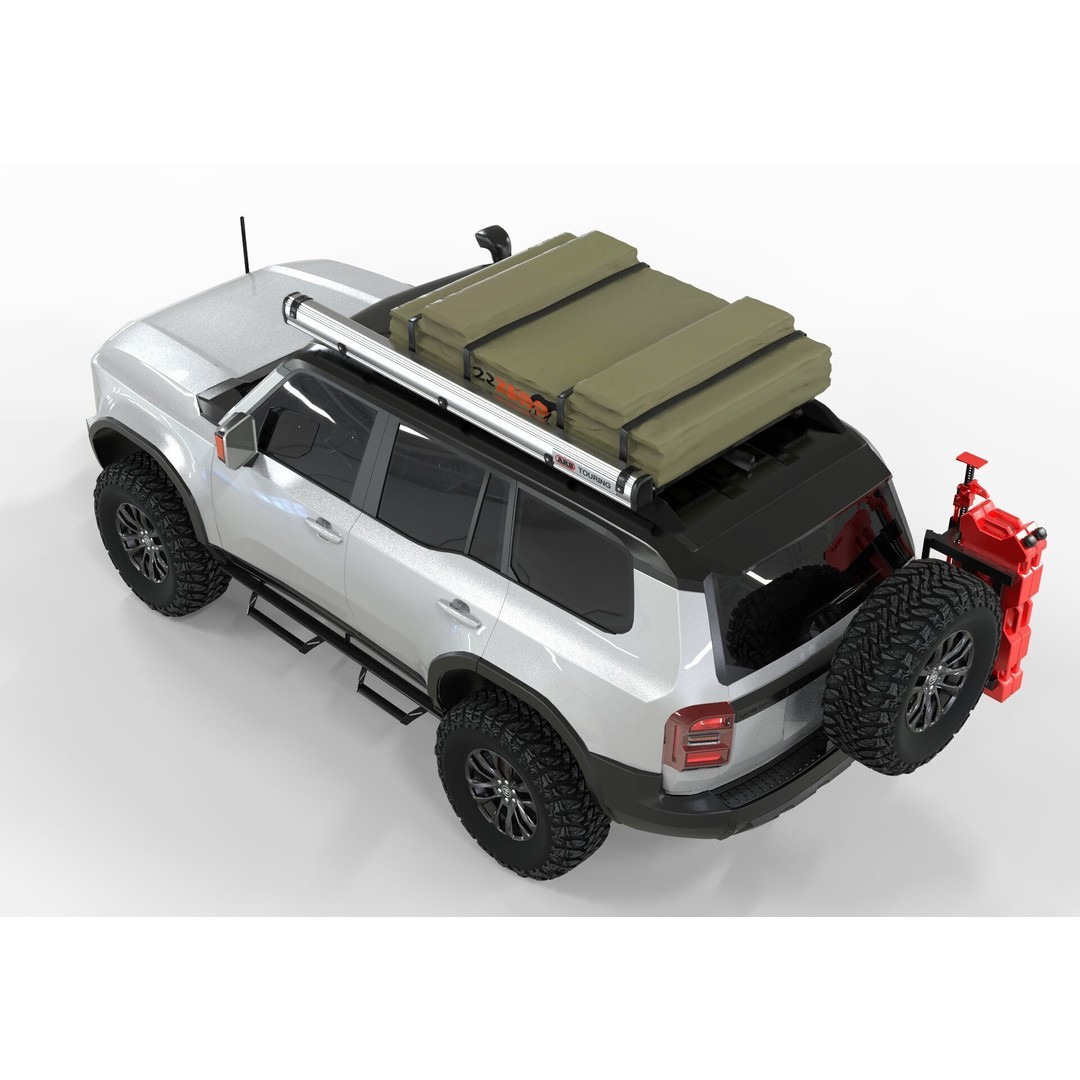 Toyota Land Cruiser Prado 2024 3D Model – Realistic SUV with Interior, FBX/OBJ - View 7