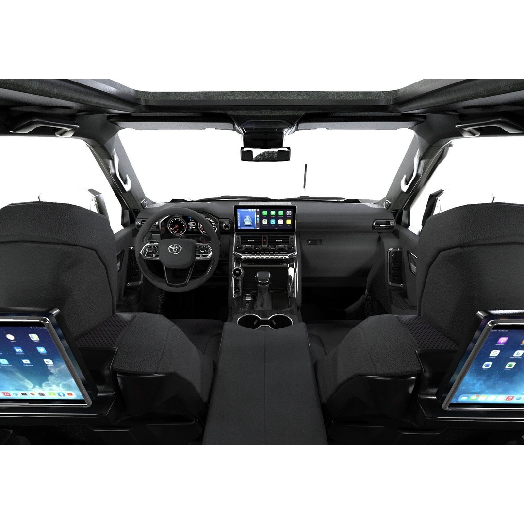 Toyota Land Cruiser Prado 2024 3D Model – Realistic SUV with Interior, FBX/OBJ - View 9