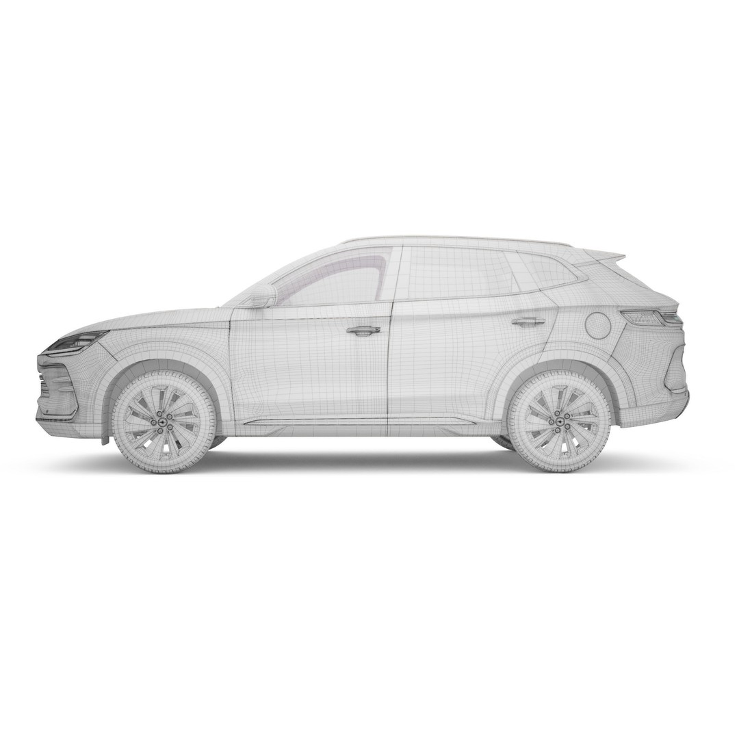 2025 BYD Sealion 3D Model – Realistic SUV with Interior, FBX, Blender