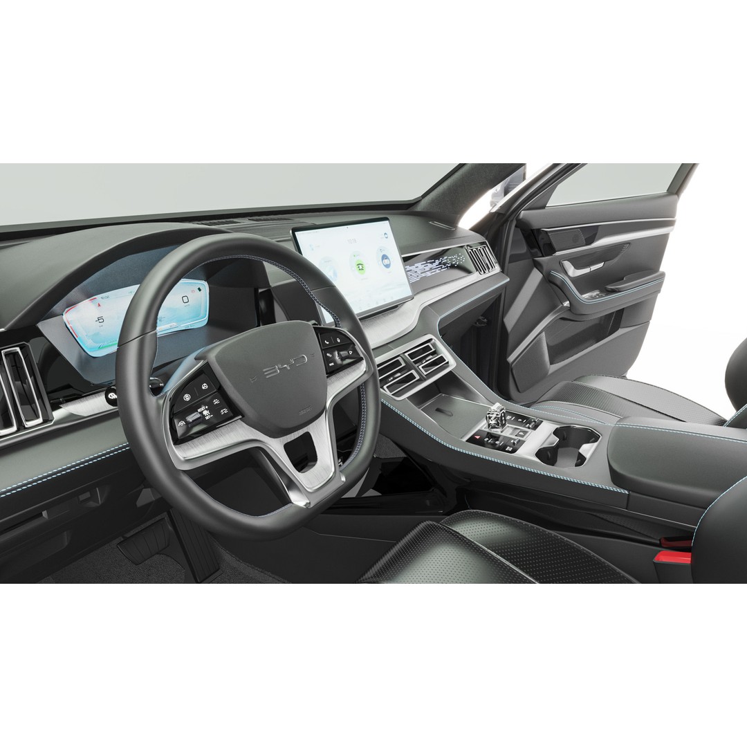 2025 BYD Sealion 3D Model – Realistic SUV with Interior, FBX, Blender - View 14